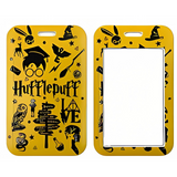 ID Card Badge Holder - Harry Potter - Hufflepuff Yellow Black Icons