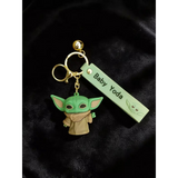 3D PVC Figure Keychain - Star Wars - Grogu Waving