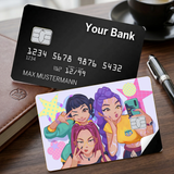 Credit Card Skin Sticker - League of Legends - K/DA Selfie Pop Art - Holographic