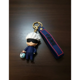 3D PVC Figure Keychain - Jujutsu Kaisen - Gojo Holding Cursed Spirit