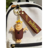3D PVC Figure Keychain - Los Picapiedras - Barney Rubble Thumbs Up