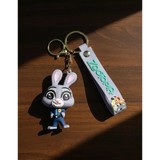 3D PVC Figure Keychain - Zootopia - Judy Hopps Police Uniform Variant 3