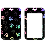 ID Card Badge Holder - Paw Prints