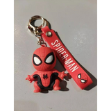 3D PVC Figure Keychain - Spider-Man - Chibi Crouching