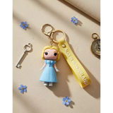 3D PVC Figure Keychain - Alice in Wonderland - Alice Blue Dress