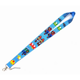 Lanyard - Super Mario Bros. - Mario Luigi Power-ups Blue