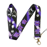 Lanyard - Pokémon - Gengar and Ghost Pokemon Purple