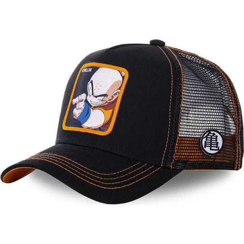 Snapback Cap - Dragon Ball - Krillin (Black)