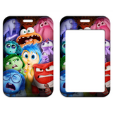 ID Card Badge Holder - Disney/Pixar - Inside Out Emotions Dark Crowd Movie Still