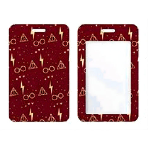 ID Card Badge Holder - Harry Potter - Glasses, Lightning Bolt & Deathly Hallows