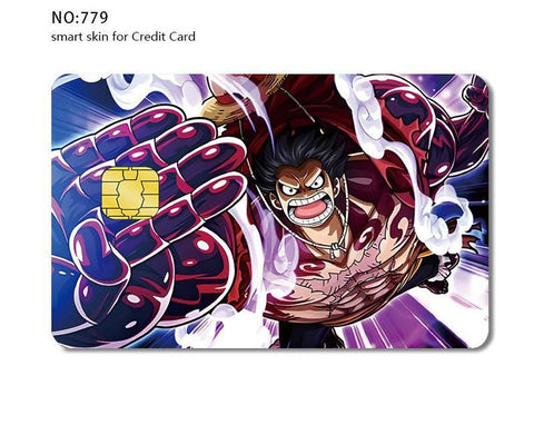 Credit Card Skin Sticker - One Piece - Luffy Gear 4