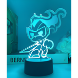 3D LED Night Light - Garo - Golden Knight Garo