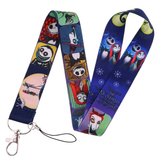 Lanyard - The Nightmare Before Christmas - Jack Skellington, Sally, Oogie Boogie, Lock, Shock, Barrel, Mayor