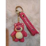 3D PVC Figure Keychain - Toy Story - Lotso With Cane