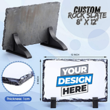 Custom Sublimation Rock Slate - 8" x 12"