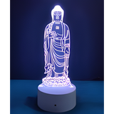 3D LED Night Light - Amitābha Buddha