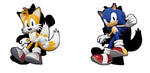 3D Lenticular Sticker - Sonic The Hedgehog - Sonic & Tails