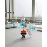 3D PVC Figure Keychain - Dexter's Laboratory - Dexter Arms Crossed