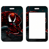 ID Card Badge Holder - Marvel - Carnage Red Symbiote On Dark Background