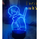 3D LED Night Light - Naruto - Uchiha Itachi (2)