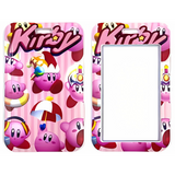 ID Card Badge Holder - Kirby - Characters Pink Striped Background