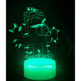 3D LED Night Light - Plants vs. Zombies - Cactus Shooter