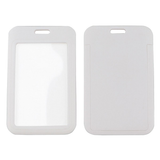 ID Card Badge Holder - Solid White