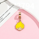 Bracelet Charm - Generic - yellow glowing light bulb