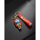 3D PVC Figure Keychain - Horror - Sally Holding Flower