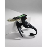 3D PVC Figure Keychain - How to Train Your Dragon - Toothless Wings Spread Open Mouth