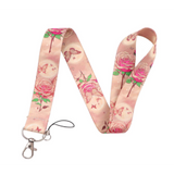 Lanyard - Rose and Butterfly Pattern