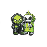 Enamel Pin - The Nightmare Before Christmas - Jack Skellington And The Grinch Mashup