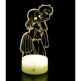3D LED Night Light - Teasing Master Takagi-san - Takagi-san and Nishikata
