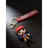 3D PVC Figure Keychain - Stranger Things - Dustin Henderson With Walkie-Talkie Figure