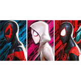 3D Lenticular Poster 12x16 - Spider-Man: Into the Spider-Verse - Spider-Man 2099, Spider-Gwen, Miles Morales