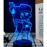 3D LED Night Light - Brawl Stars - Amber