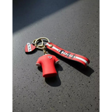 3D PVC Figure Keychain - Football Club - Independiente Home Jersey