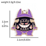 Bracelet Charm - Generic - pink monster with sharp teeth