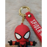 3D PVC Figure Keychain - Spider-Man - Chibi Web-slinging