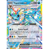 Card Keychain - Pokémon - Vaporeon ex Tera Type, full art, 023/131