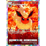 Card Keychain - Pokémon - Flareon Full Art Rainbow sheen