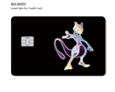 Credit Card Skin Sticker - Pokemon - Mewtwo Holographic