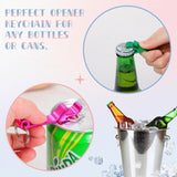 Laser Engraving Black bottle opener keychain