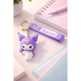3D PVC Figure Keychain - Kuromi - Ghost Wand