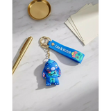3D PVC Figure Keychain - Lilo & Stitch - Stitch Hugging Angel