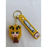3D PVC Figure Keychain - Minecraft - Bee Figure