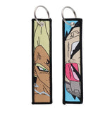 Embroidery Keychain - Dragon Ball - Vegeta Scouter Eyes