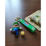 3D PVC Figure Keychain - Super Mario - Luigi Classic