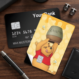 Credit Card Skin Sticker - Winnie the Pooh - Winnie The Pooh With Honey Pot