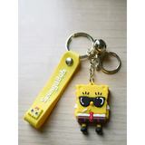 3D PVC Figure Keychain - SpongeBob SquarePants - Spongebob Sunglasses Cigarette